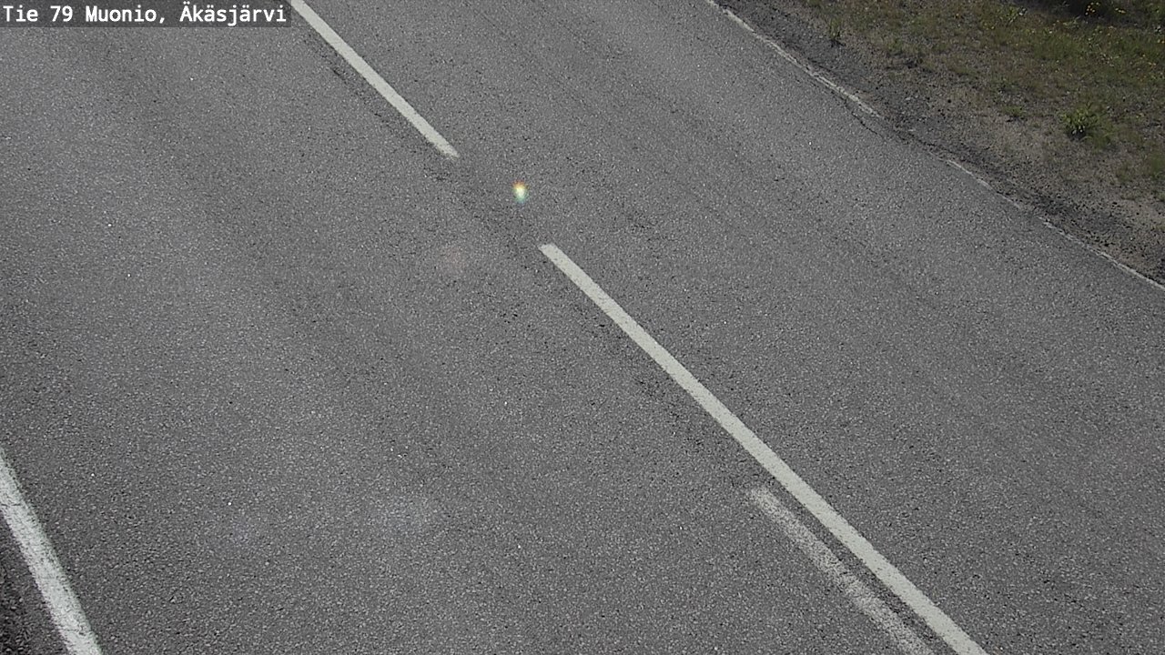 Weather Camera Image Road 79 Muonio, Äkäsjärvi, Muonio, Lappi