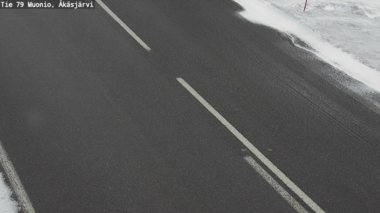 Weather Camera Image Road 79 Muonio, Äkäsjärvi, Muonio, Lappi