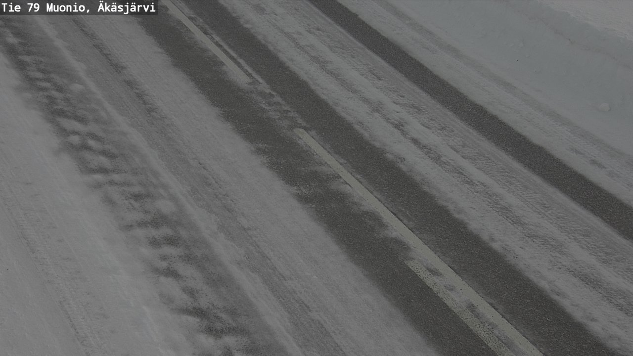 Weather Camera Image Road 79 Muonio, Äkäsjärvi, Muonio, Lappi