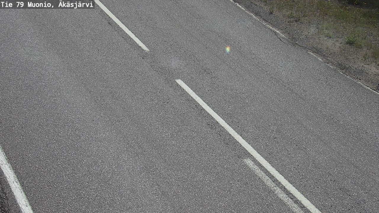 Weather Camera Image Road 79 Muonio, Äkäsjärvi, Muonio, Lappi