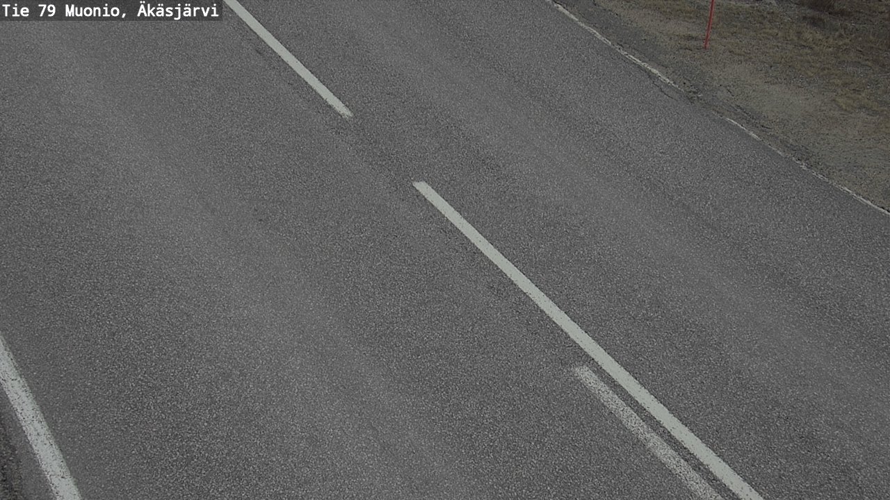 Weather Camera Image Väg 79 Muonio, Äkäsjärvi, Muonio, Lappi