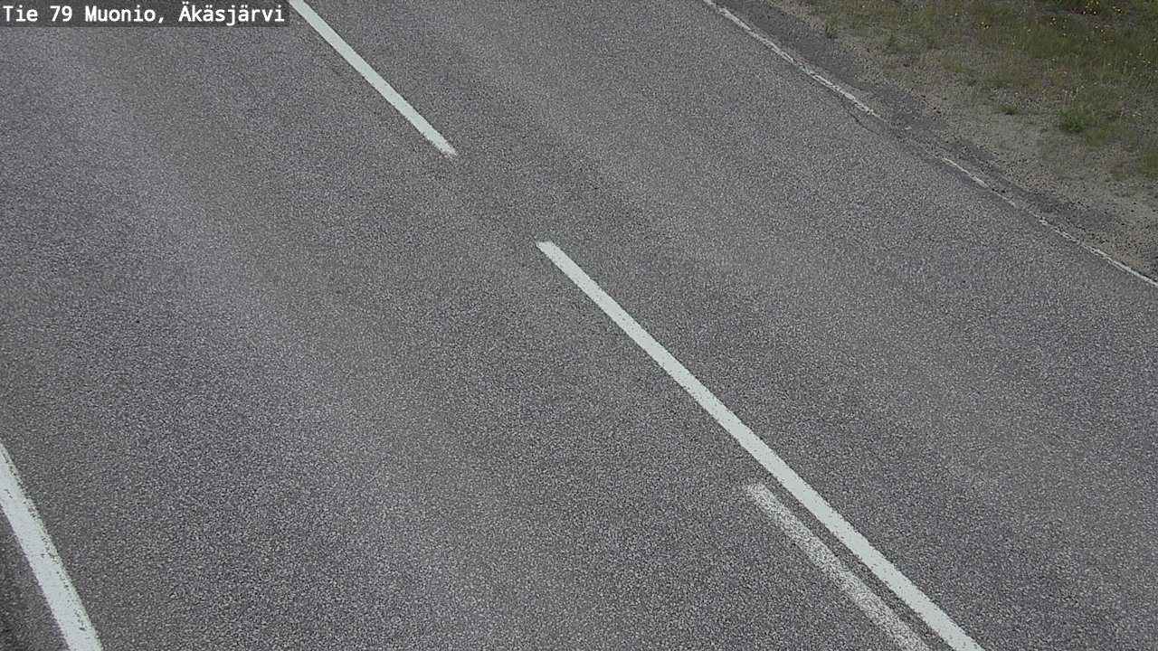 Weather Camera Image Road 79 Muonio, Äkäsjärvi, Muonio, Lappi