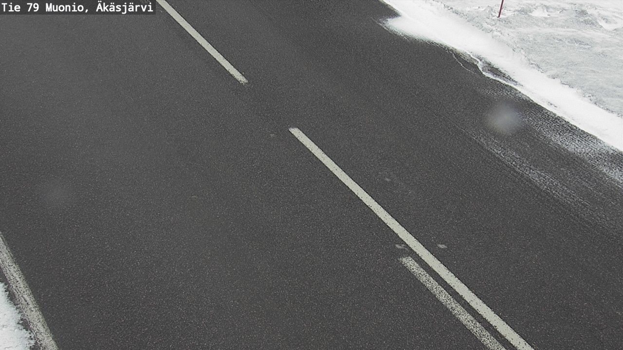 Weather Camera Image Road 79 Muonio, Äkäsjärvi, Muonio, Lappi