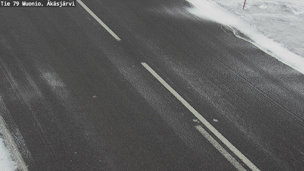 Weather Camera Image Road 79 Muonio, Äkäsjärvi, Muonio, Lappi