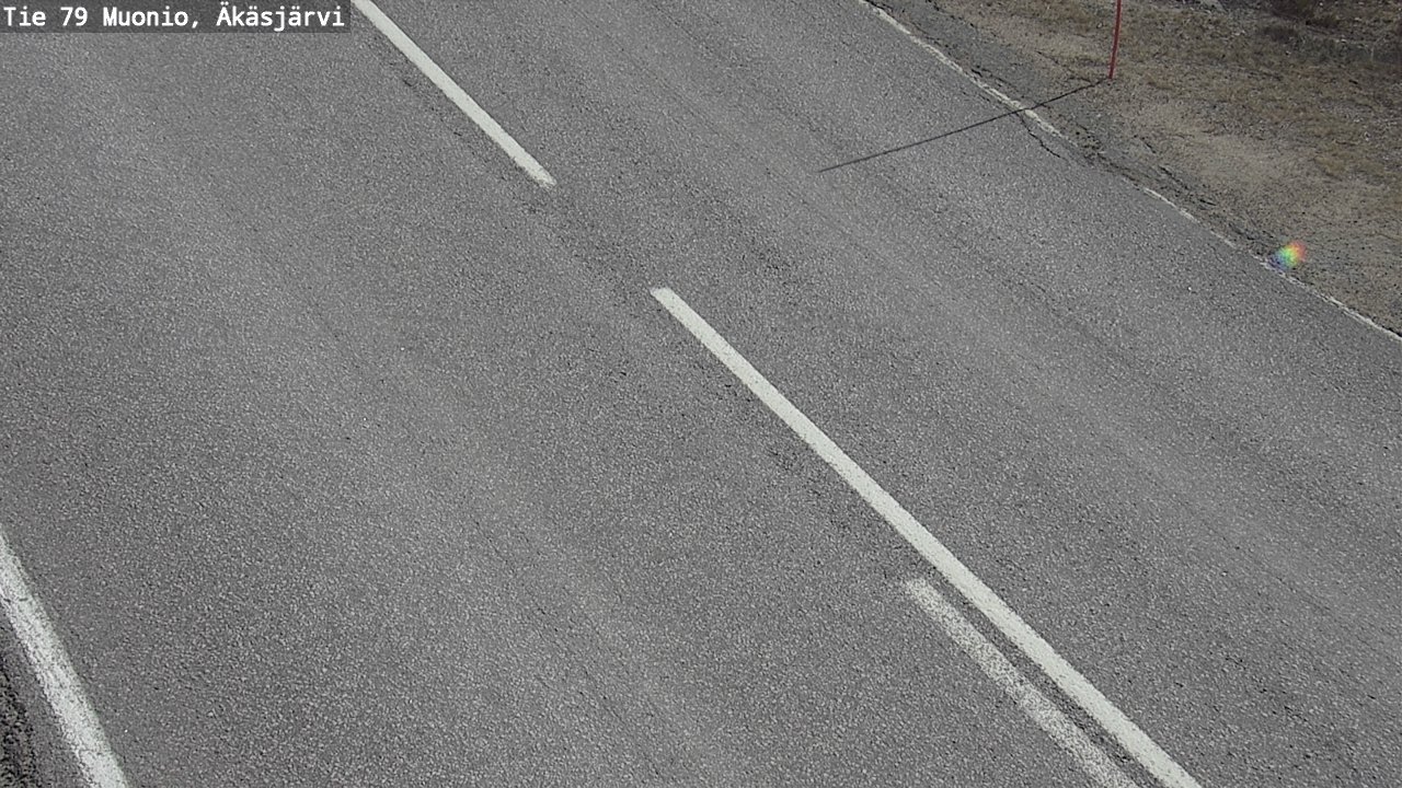 Weather Camera Image Väg 79 Muonio, Äkäsjärvi, Muonio, Lappi
