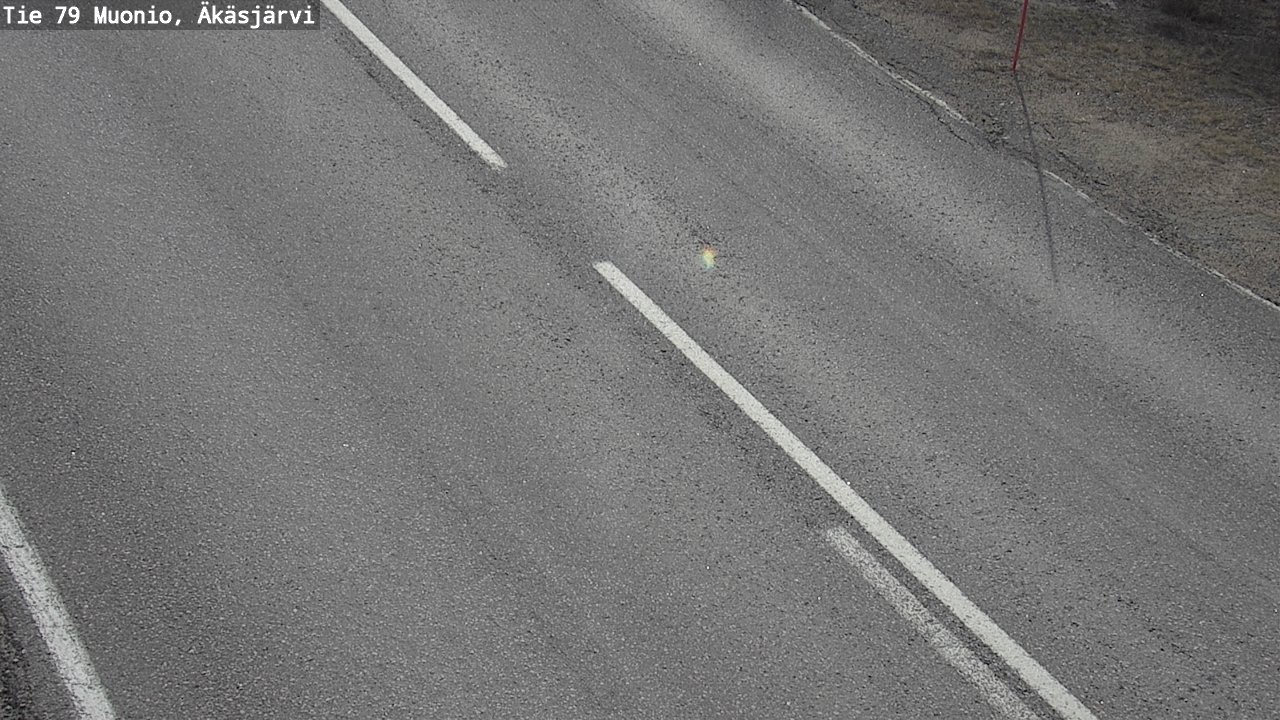 Weather Camera Image Väg 79 Muonio, Äkäsjärvi, Muonio, Lappi