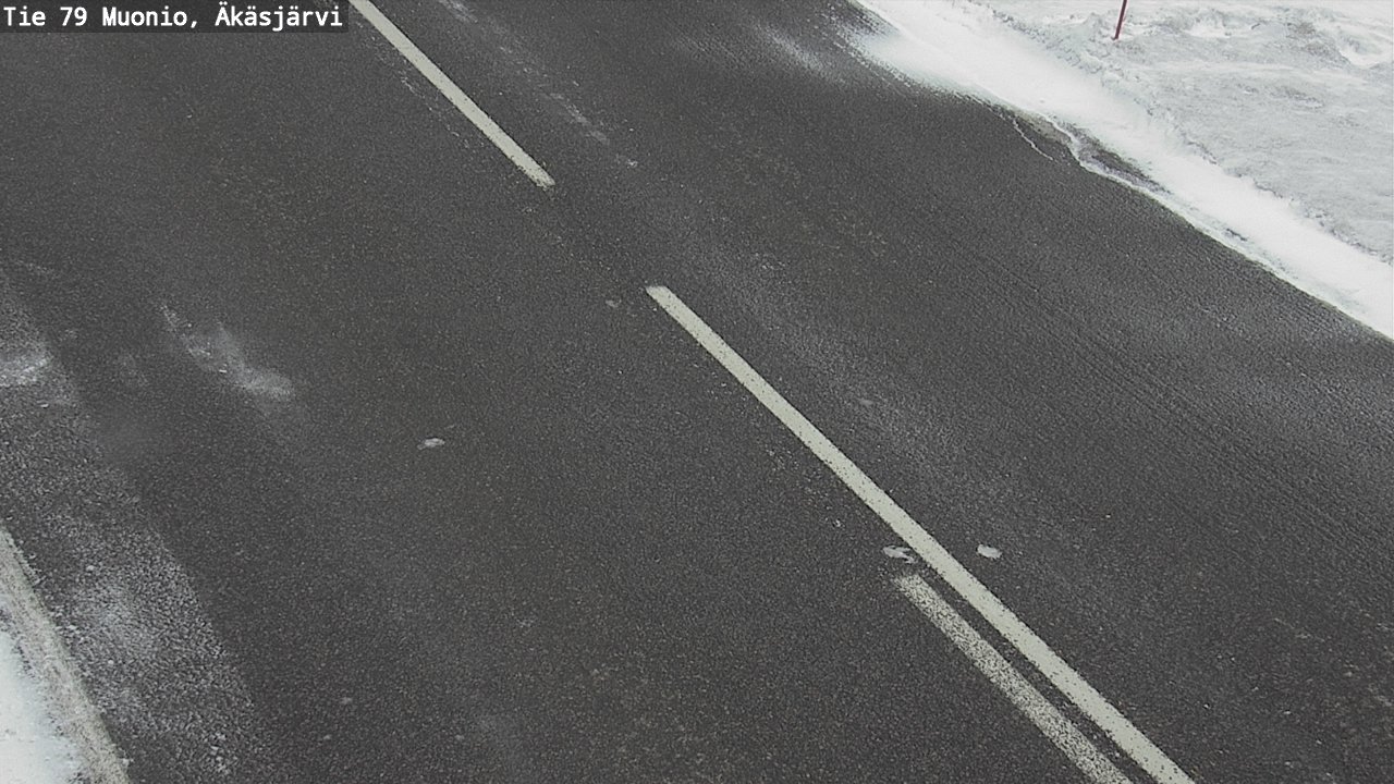 Weather Camera Image Road 79 Muonio, Äkäsjärvi, Muonio, Lappi