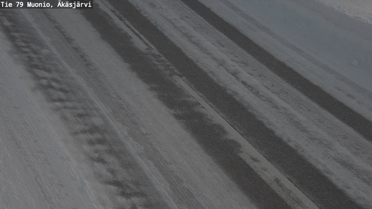 Weather Camera Image Road 79 Muonio, Äkäsjärvi, Muonio, Lappi