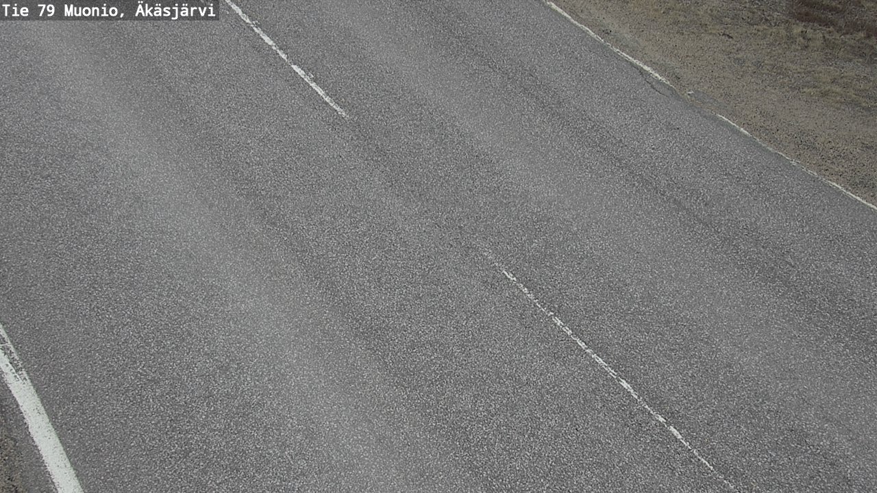 Weather Camera Image Road 79 Muonio, Äkäsjärvi, Muonio, Lappi