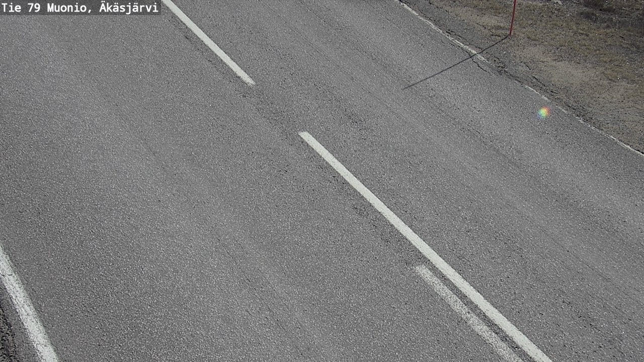 Weather Camera Image Väg 79 Muonio, Äkäsjärvi, Muonio, Lappi