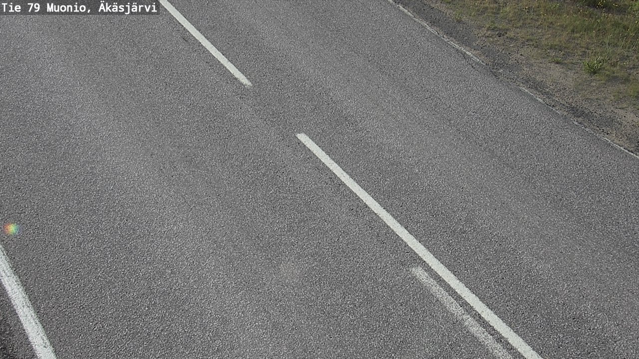 Weather Camera Image Road 79 Muonio, Äkäsjärvi, Muonio, Lappi