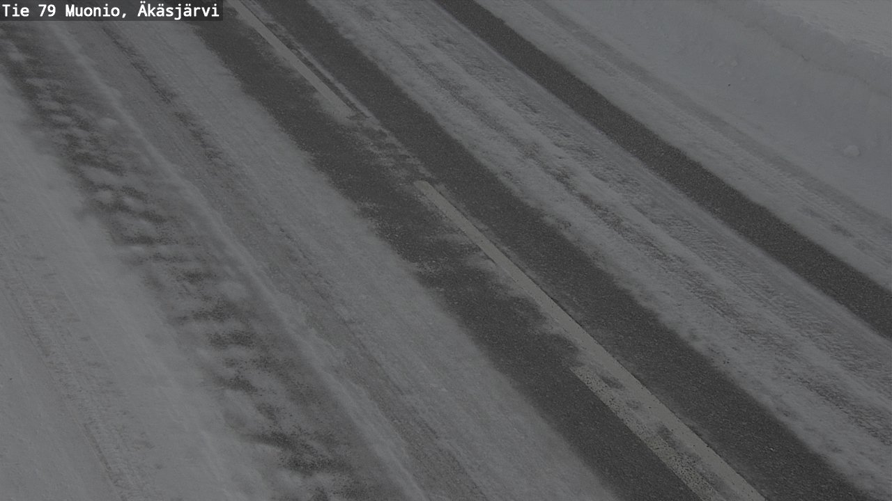 Weather Camera Image Road 79 Muonio, Äkäsjärvi, Muonio, Lappi
