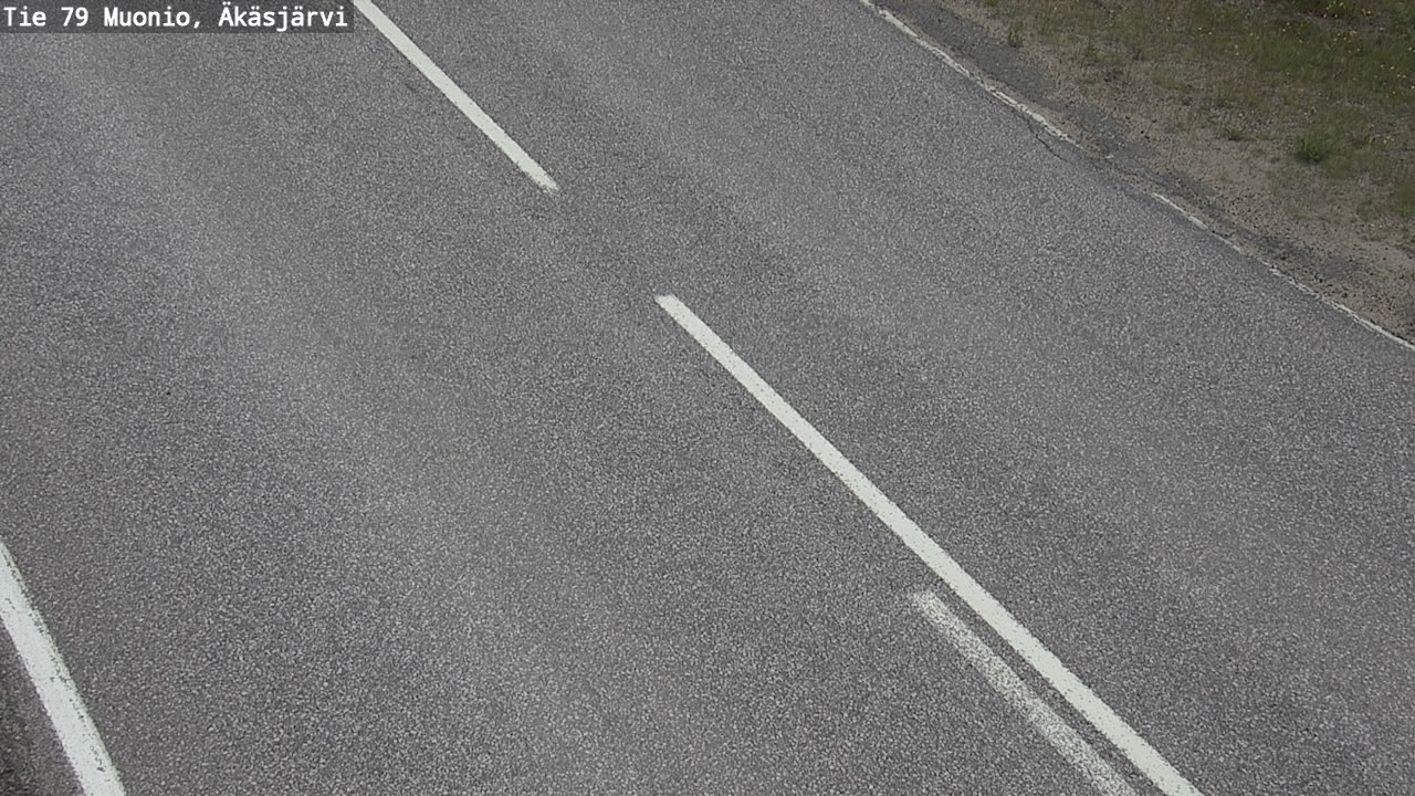 Weather Camera Image Road 79 Muonio, Äkäsjärvi, Muonio, Lappi
