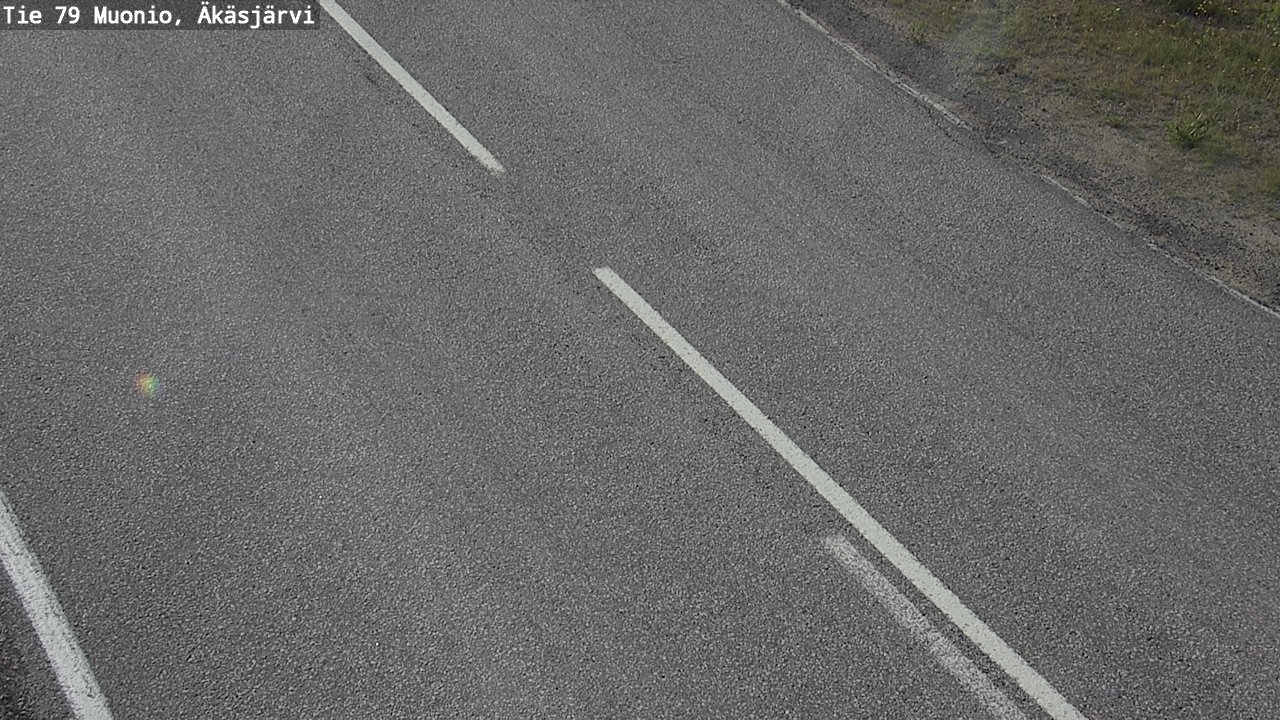 Weather Camera Image Road 79 Muonio, Äkäsjärvi, Muonio, Lappi