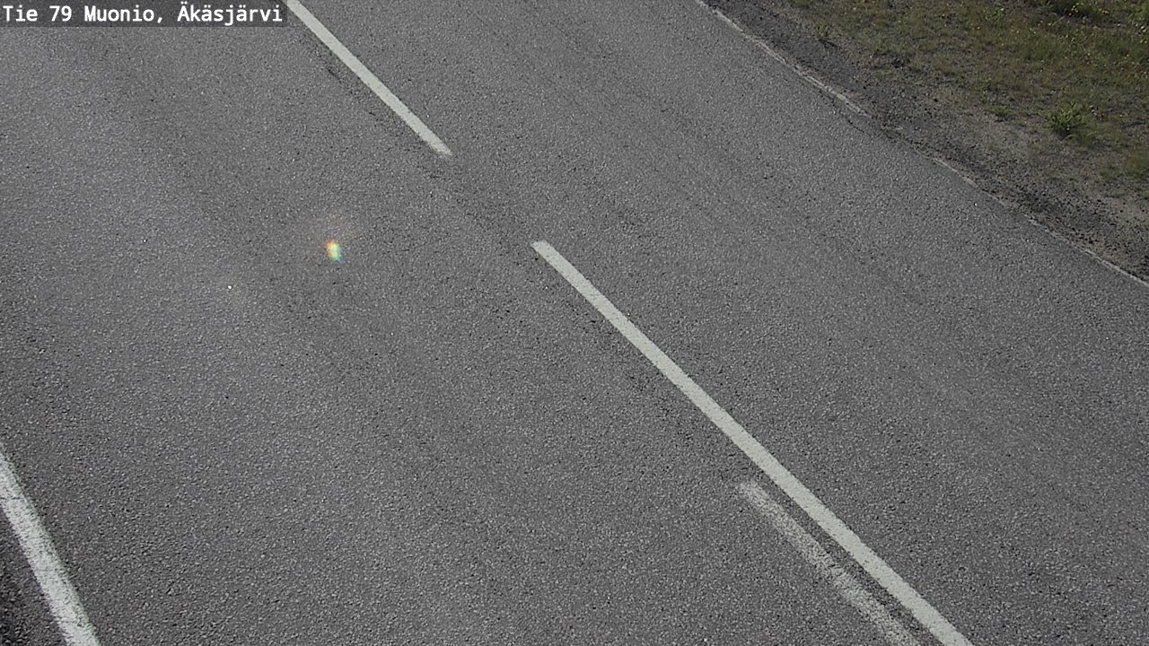 Weather Camera Image Road 79 Muonio, Äkäsjärvi, Muonio, Lappi