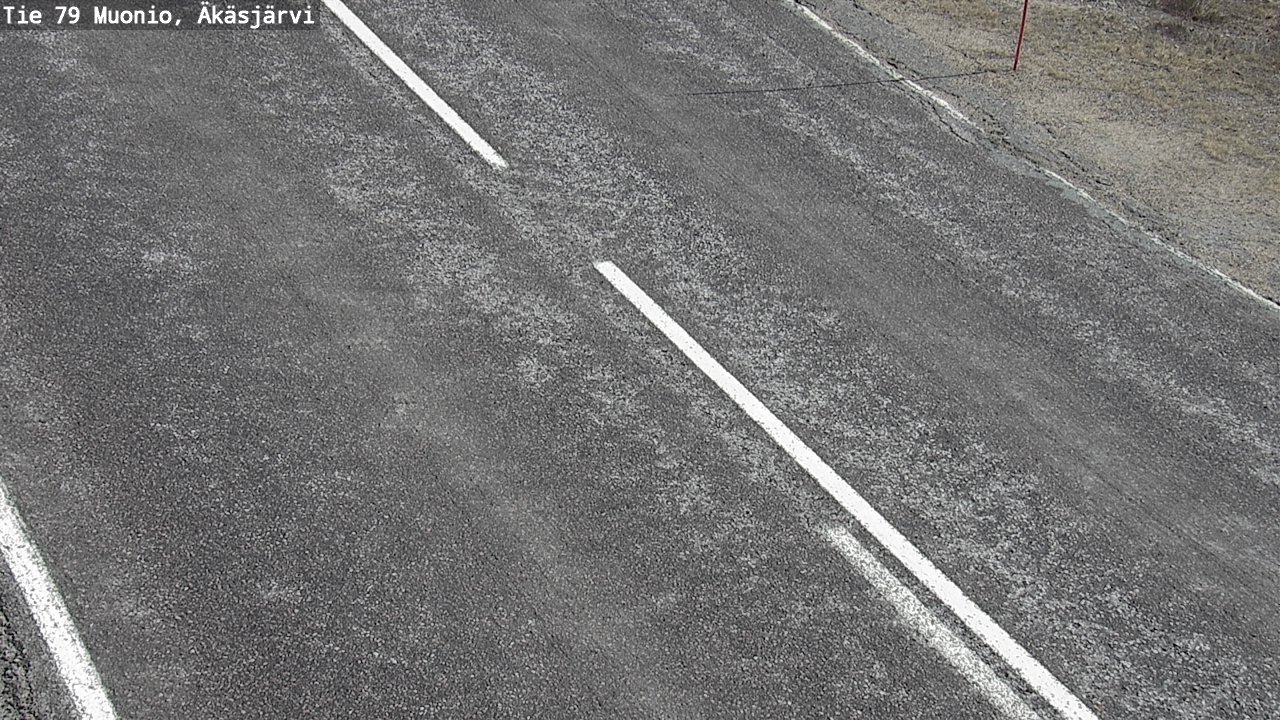 Weather Camera Image Väg 79 Muonio, Äkäsjärvi, Muonio, Lappi