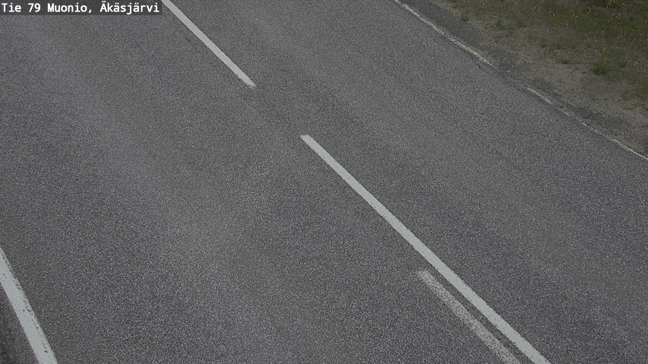 Weather Camera Image Road 79 Muonio, Äkäsjärvi, Muonio, Lappi