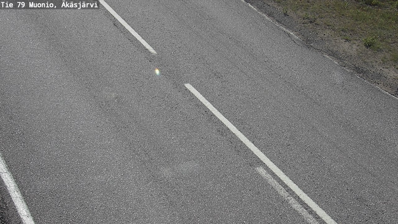 Weather Camera Image Road 79 Muonio, Äkäsjärvi, Muonio, Lappi