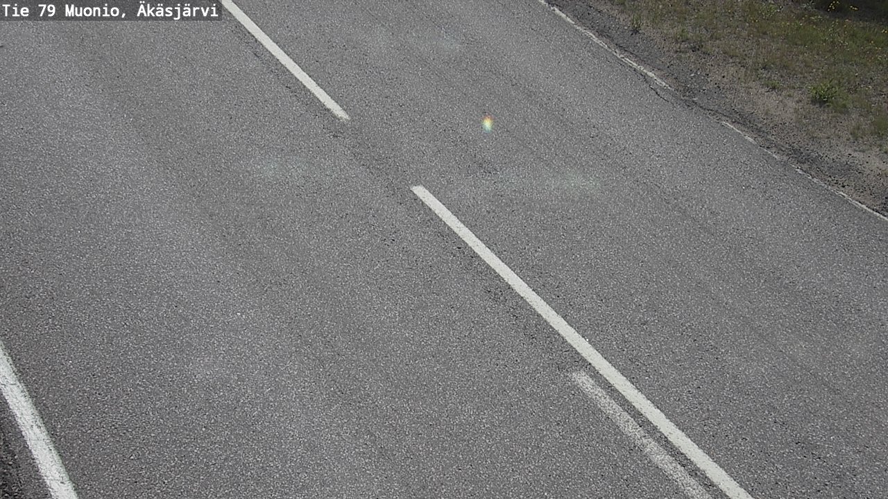 Weather Camera Image Road 79 Muonio, Äkäsjärvi, Muonio, Lappi