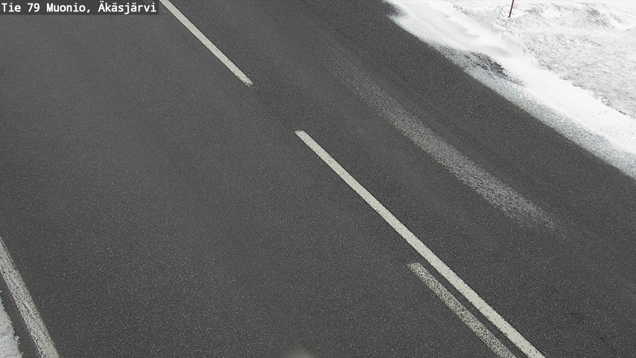 Weather Camera Image Väg 79 Muonio, Äkäsjärvi, Muonio, Lappi