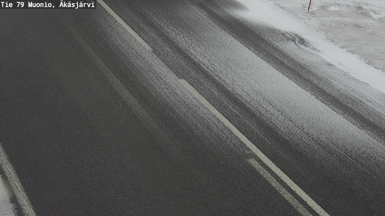 Weather Camera Image Road 79 Muonio, Äkäsjärvi, Muonio, Lappi