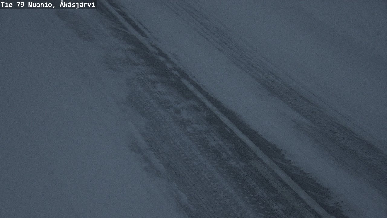 Weather Camera Image Väg 79 Muonio, Äkäsjärvi, Muonio, Lappi