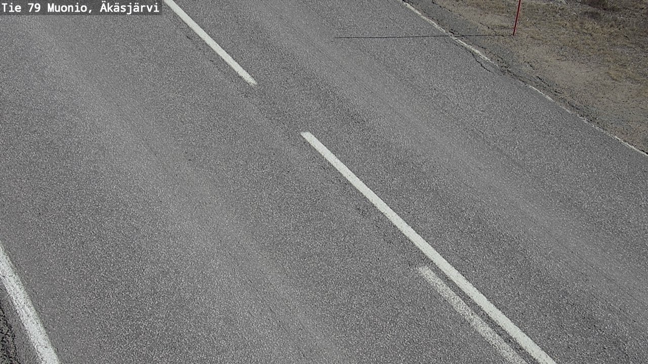 Weather Camera Image Väg 79 Muonio, Äkäsjärvi, Muonio, Lappi