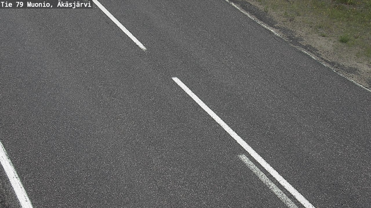 Weather Camera Image Väg 79 Muonio, Äkäsjärvi, Muonio, Lappi