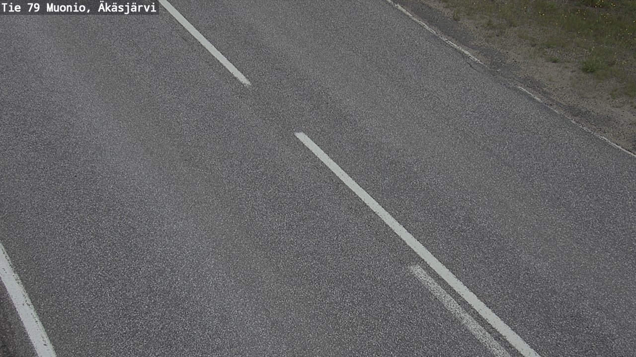 Weather Camera Image Road 79 Muonio, Äkäsjärvi, Muonio, Lappi