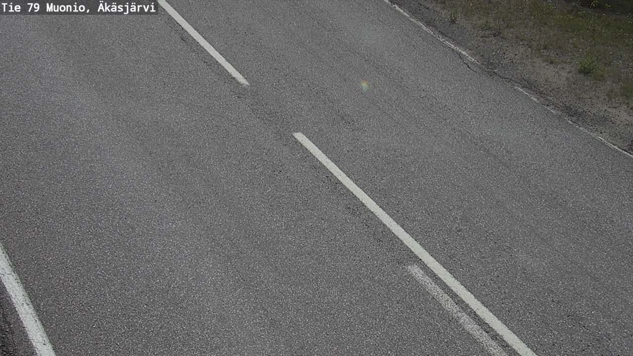 Weather Camera Image Road 79 Muonio, Äkäsjärvi, Muonio, Lappi