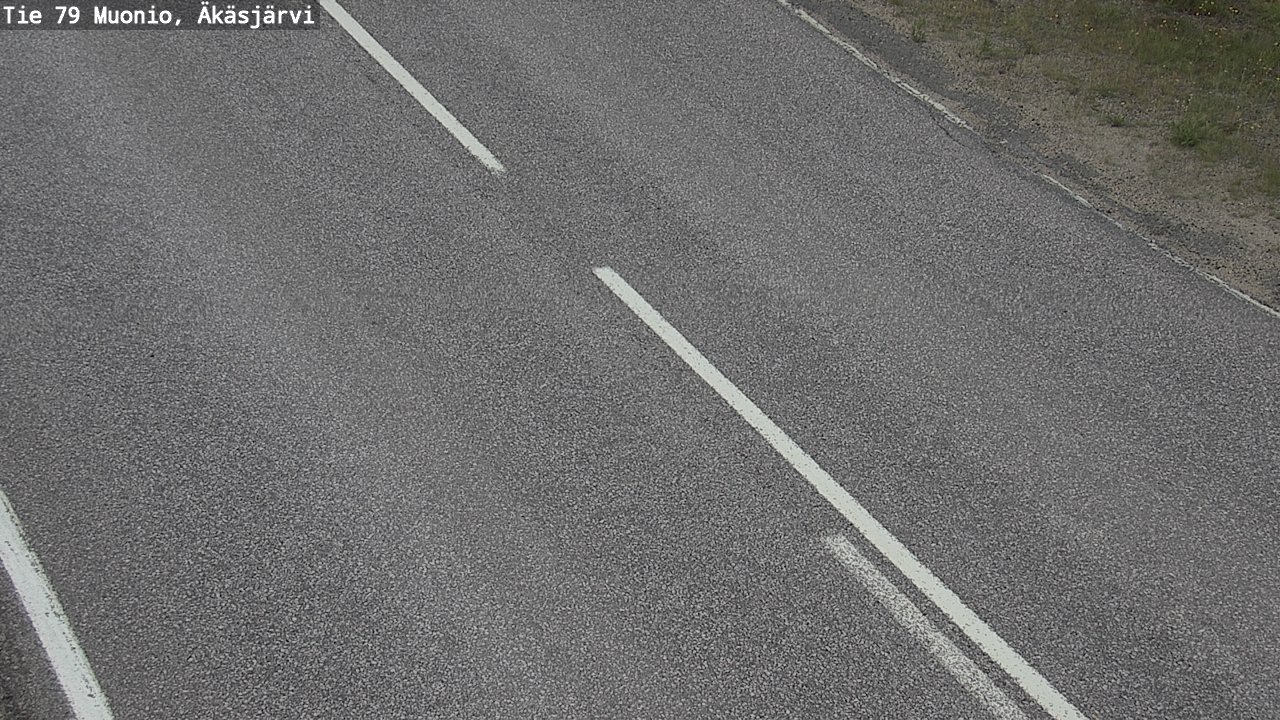 Weather Camera Image Road 79 Muonio, Äkäsjärvi, Muonio, Lappi