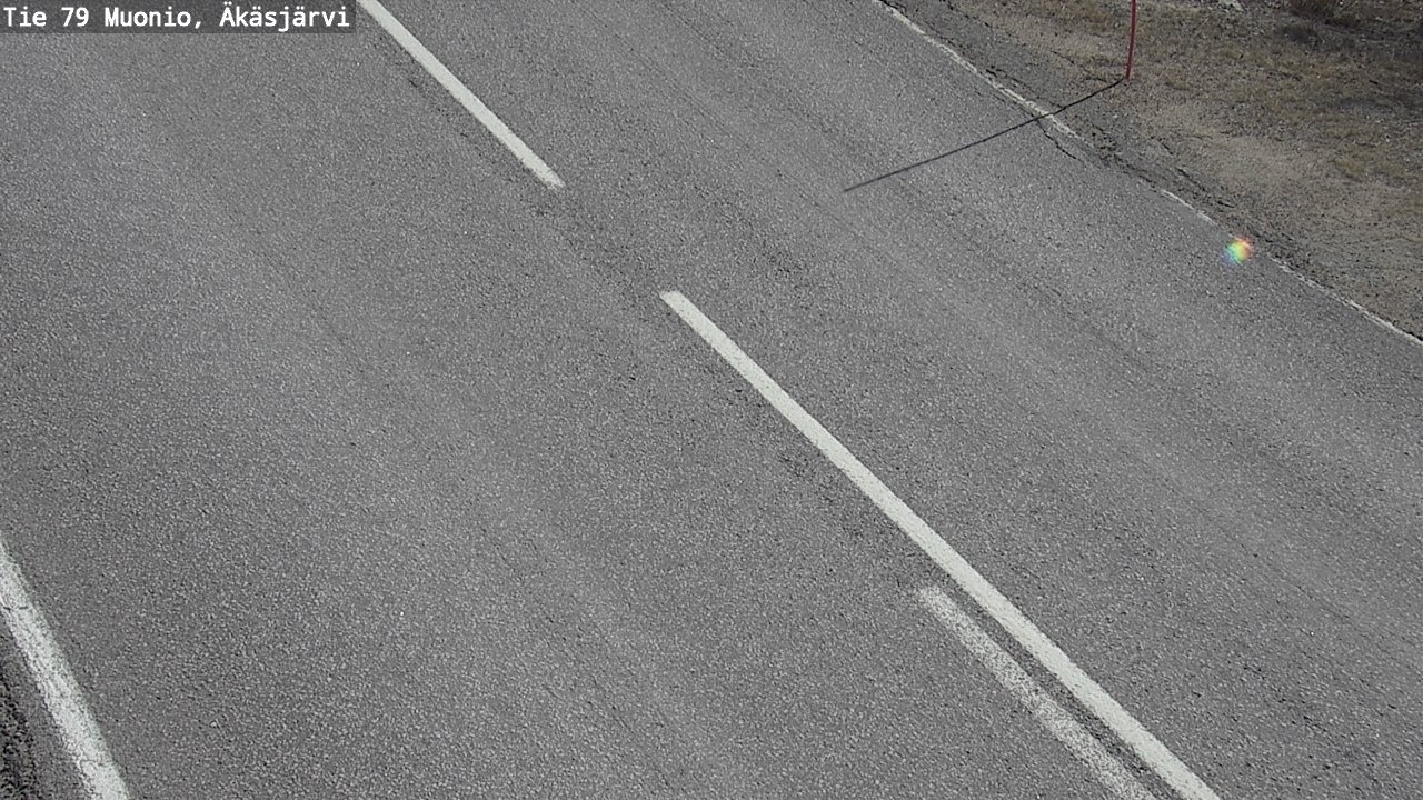 Weather Camera Image Väg 79 Muonio, Äkäsjärvi, Muonio, Lappi