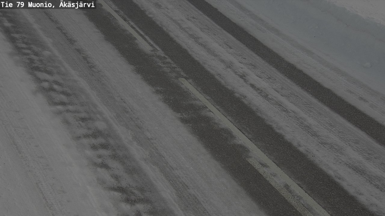 Weather Camera Image Road 79 Muonio, Äkäsjärvi, Muonio, Lappi
