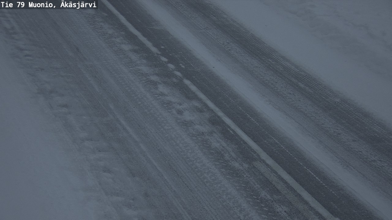 Weather Camera Image Väg 79 Muonio, Äkäsjärvi, Muonio, Lappi