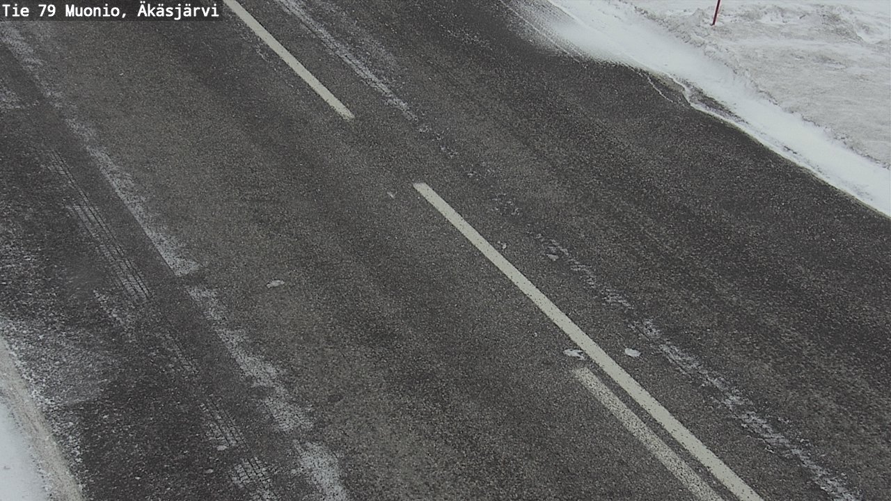 Weather Camera Image Road 79 Muonio, Äkäsjärvi, Muonio, Lappi