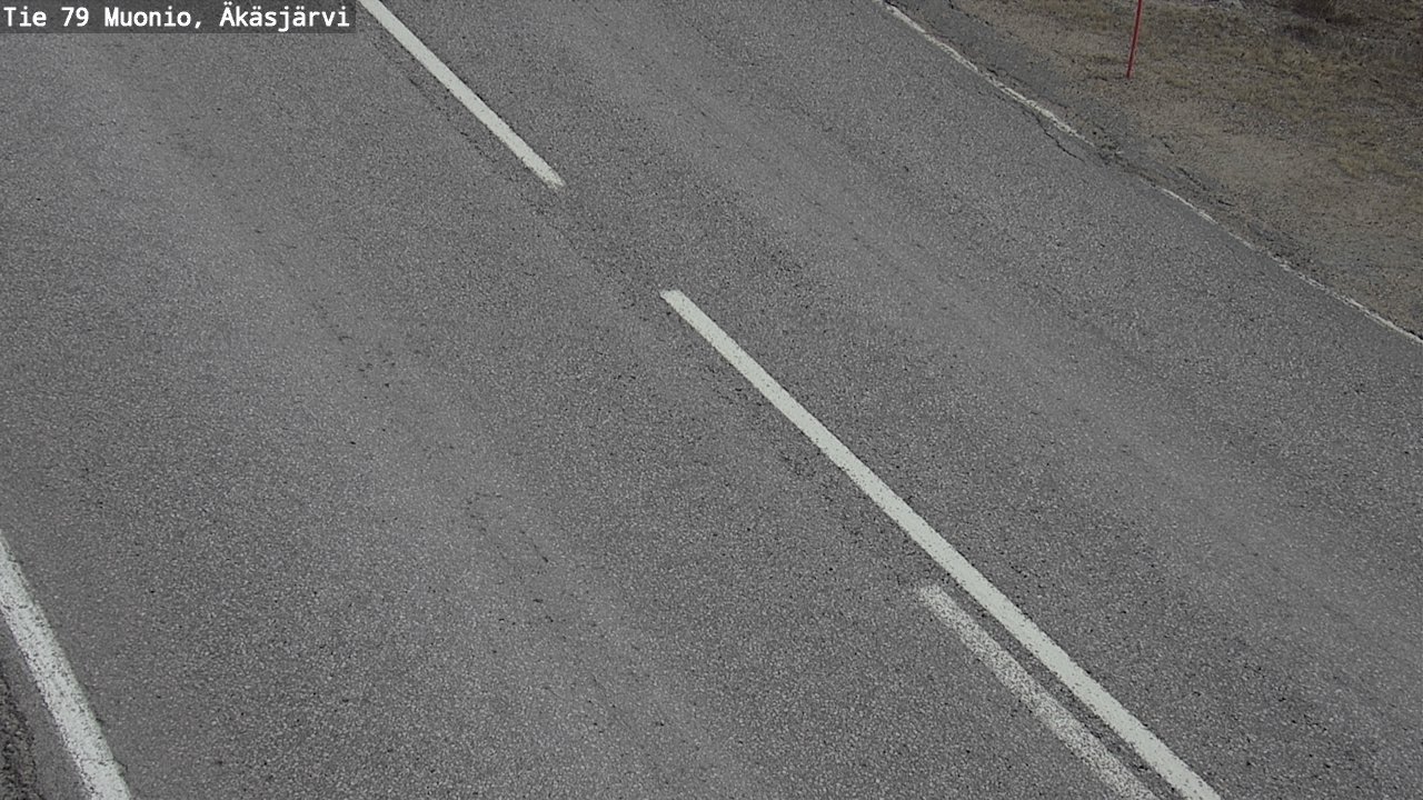 Weather Camera Image Väg 79 Muonio, Äkäsjärvi, Muonio, Lappi