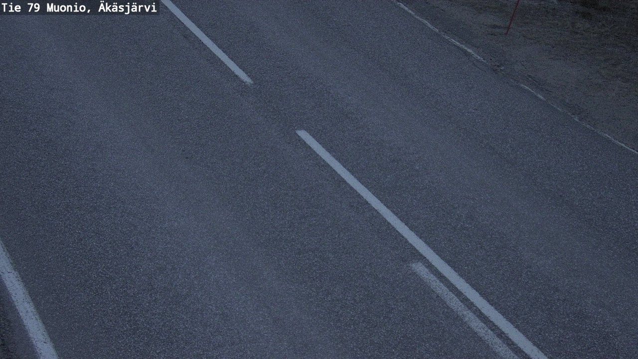 Weather Camera Image Road 79 Muonio, Äkäsjärvi, Muonio, Lappi
