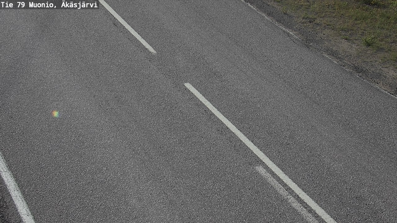 Weather Camera Image Road 79 Muonio, Äkäsjärvi, Muonio, Lappi