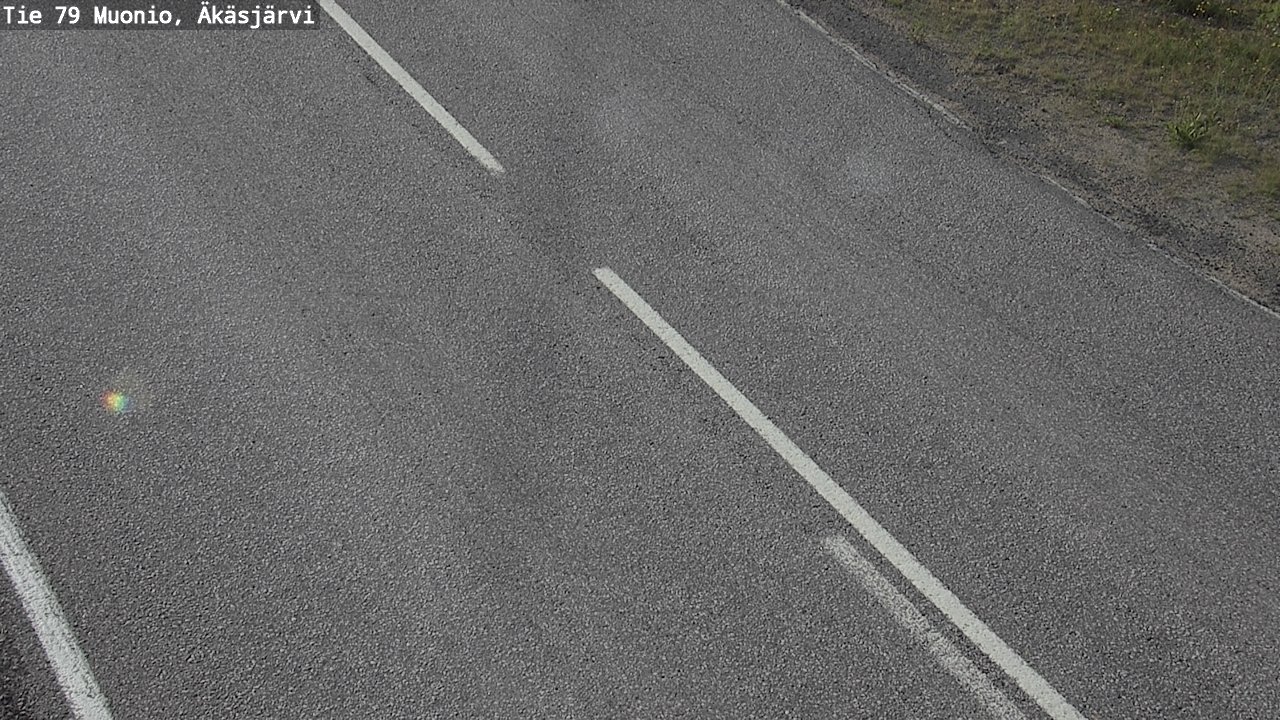Weather Camera Image Road 79 Muonio, Äkäsjärvi, Muonio, Lappi