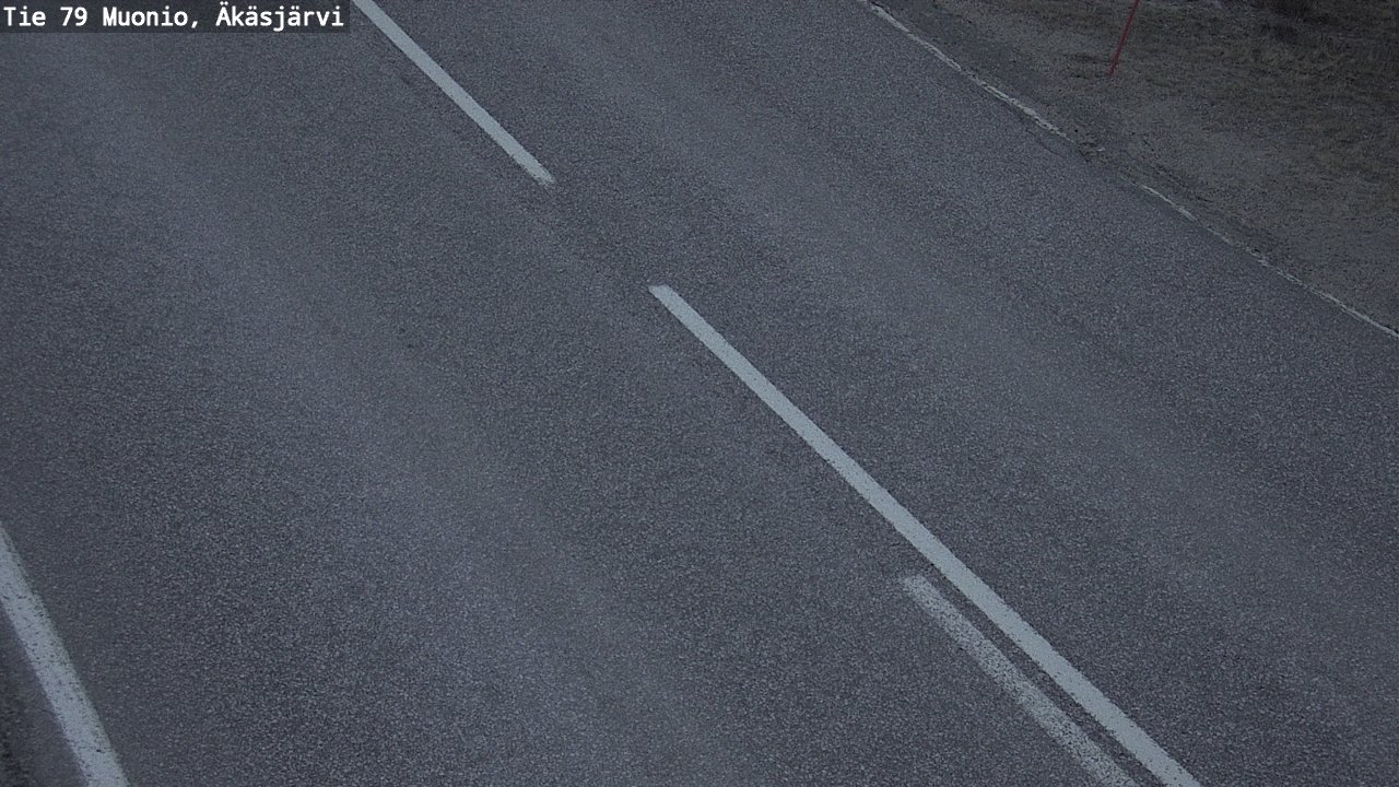 Weather Camera Image Road 79 Muonio, Äkäsjärvi, Muonio, Lappi