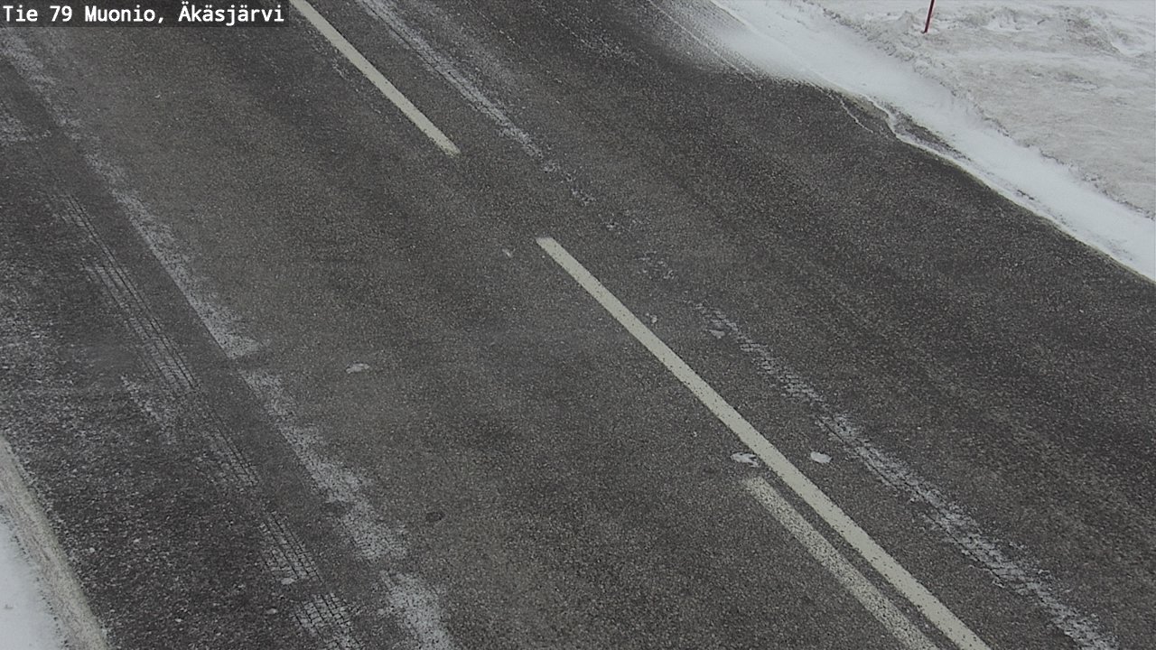 Weather Camera Image Väg 79 Muonio, Äkäsjärvi, Muonio, Lappi