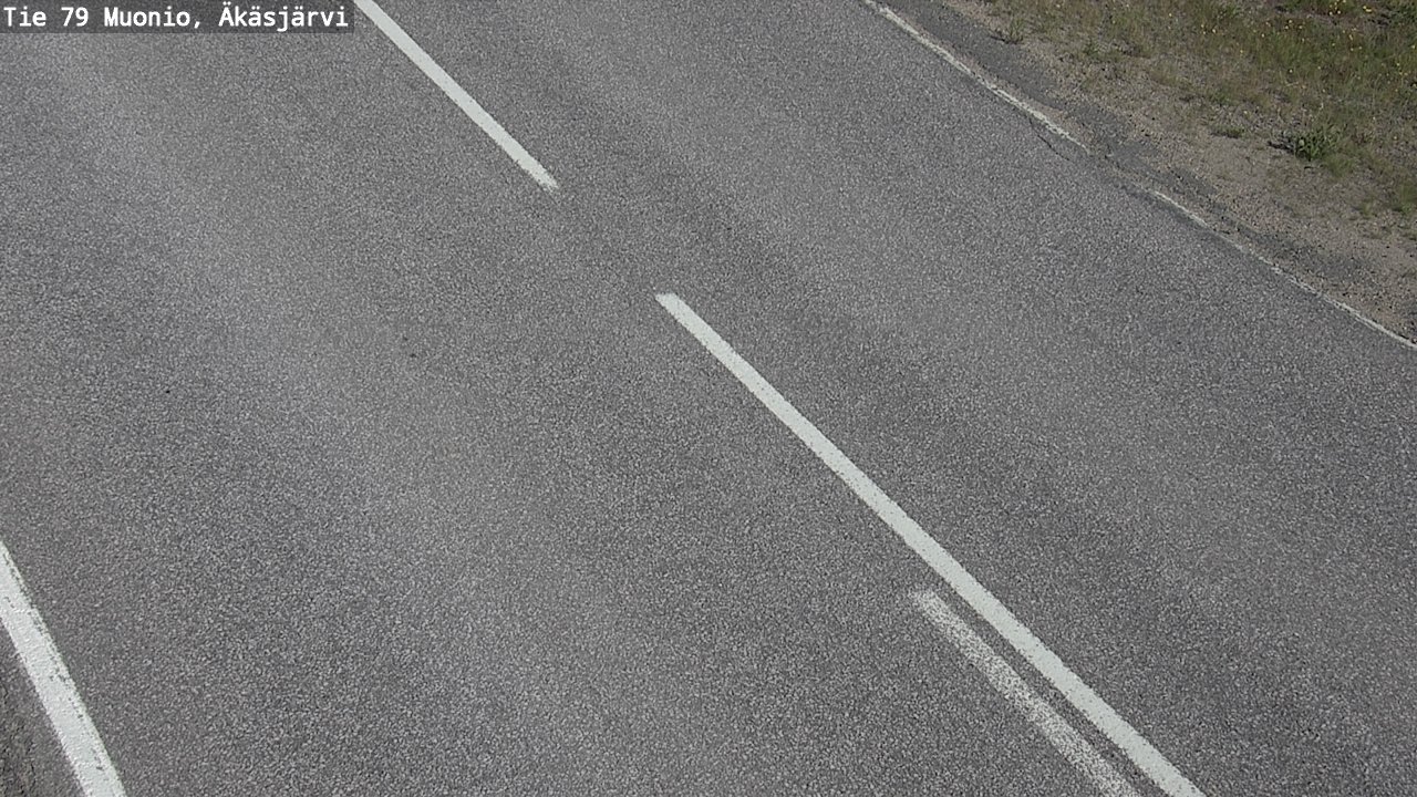 Weather Camera Image Road 79 Muonio, Äkäsjärvi, Muonio, Lappi