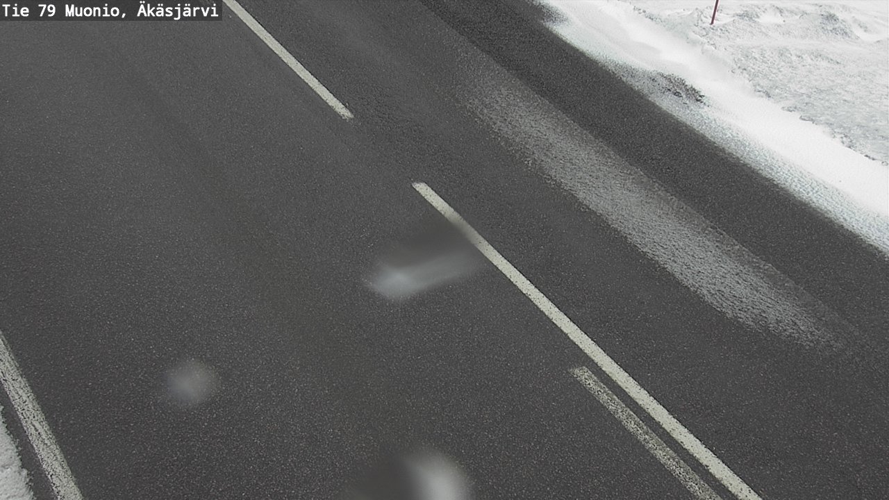Weather Camera Image Väg 79 Muonio, Äkäsjärvi, Muonio, Lappi
