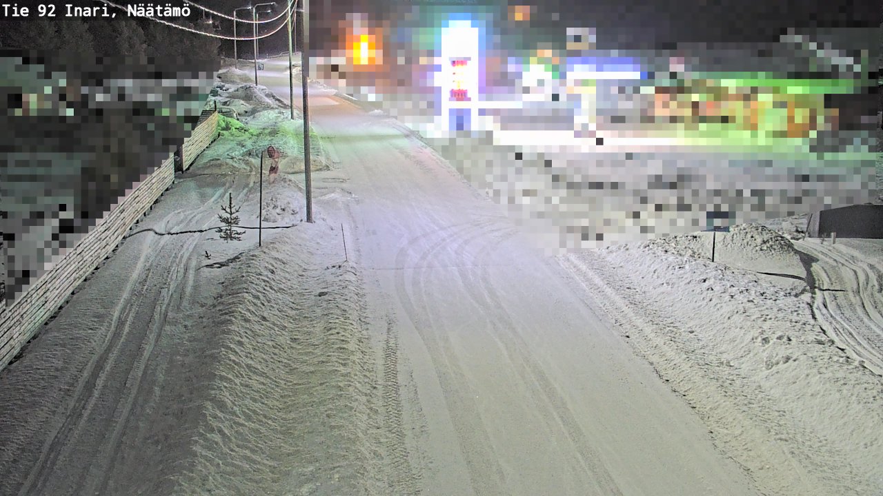 Kelikamerat Kuva Tie 92 Inari, Näätämö, Inari, Lappi