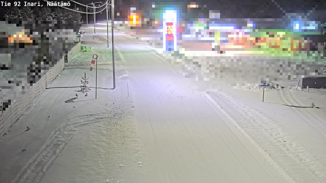 Weather Camera Image Road 92 Inari, Näätämö, Inari, Lappi