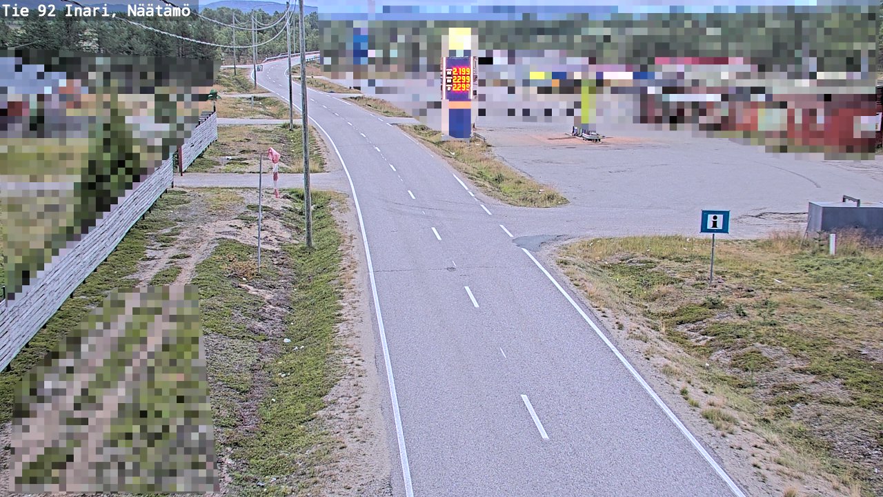 Weather Camera Image Road 92 Inari, Näätämö, Inari, Lappi