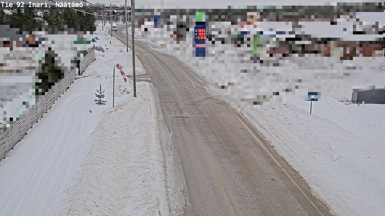 Kelikamerat Kuva Tie 92 Inari, Näätämö, Inari, Lappi