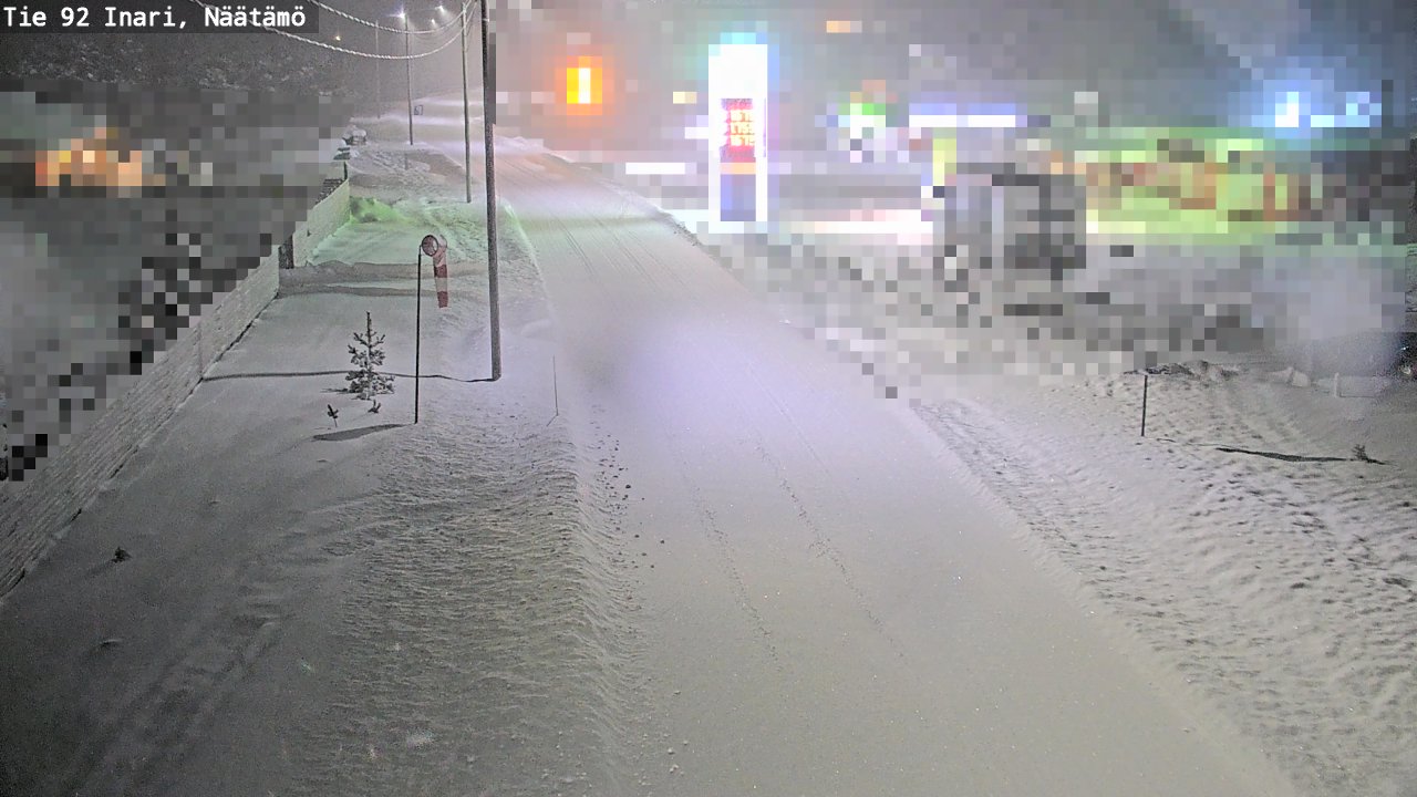 Weather Camera Image Road 92 Inari, Näätämö, Inari, Lappi