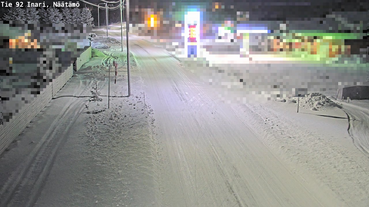 Kelikamerat Kuva Tie 92 Inari, Näätämö, Inari, Lappi