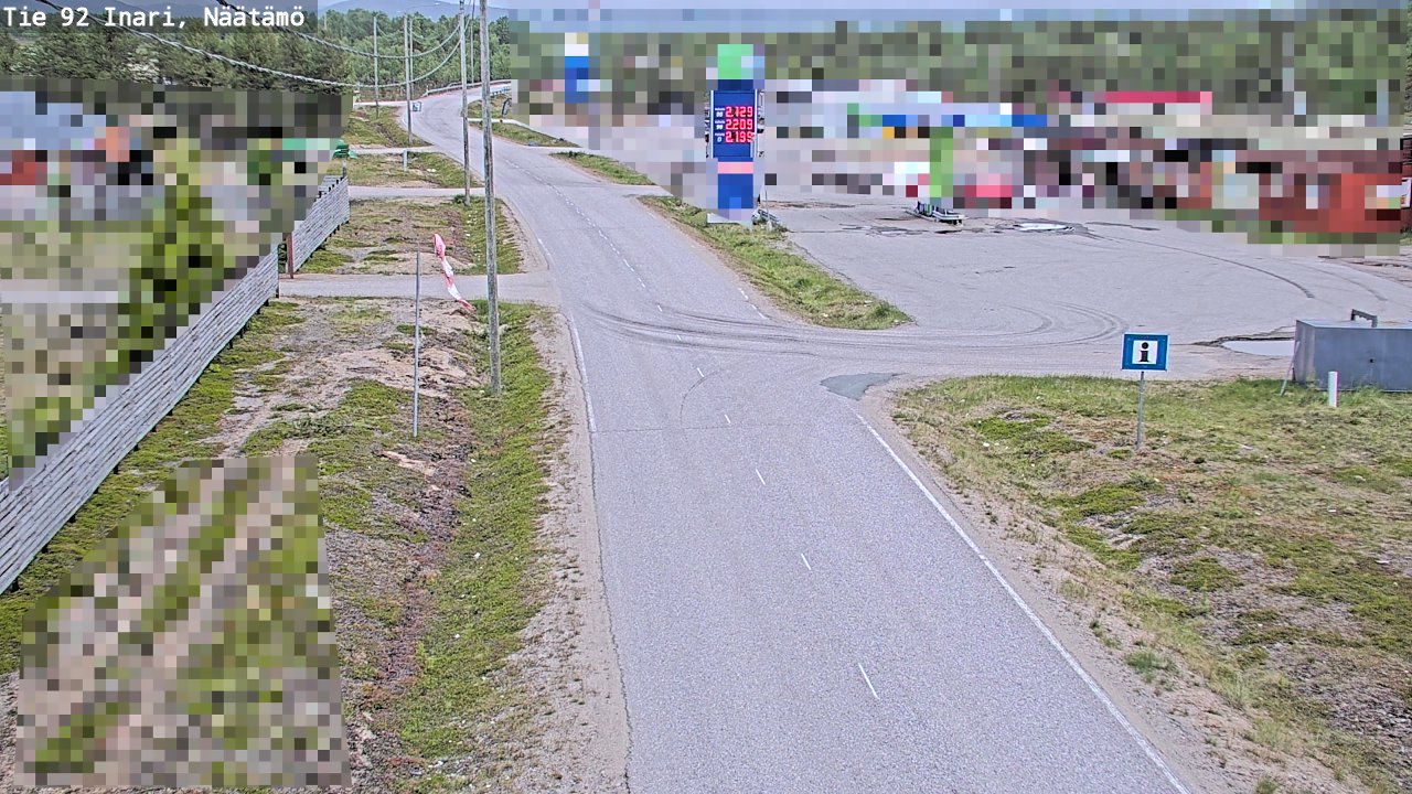 Kelikamerat Kuva Tie 92 Inari, Näätämö, Inari, Lappi